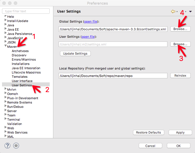 Maven-与Eclipse EE的结合和使用-settings