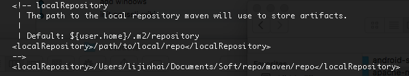 Maven-安装配置-Mac-localrepository