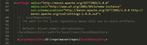 Maven-安装配置-localRepository